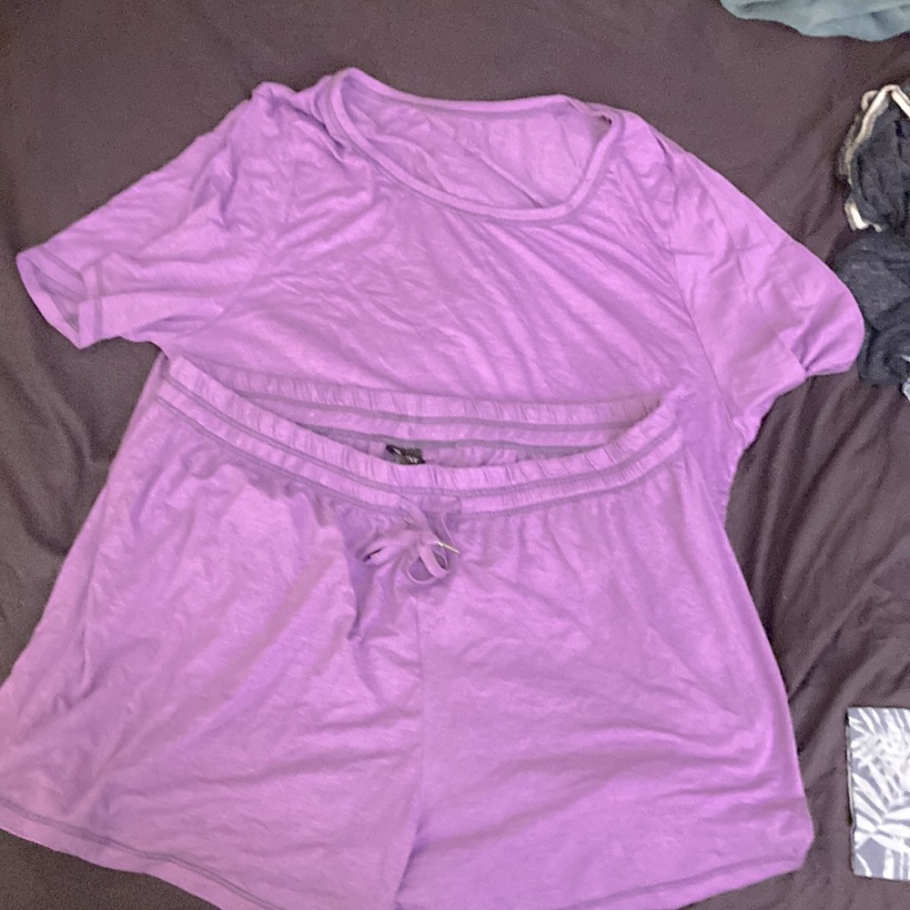 Purple Felina Pajama Set